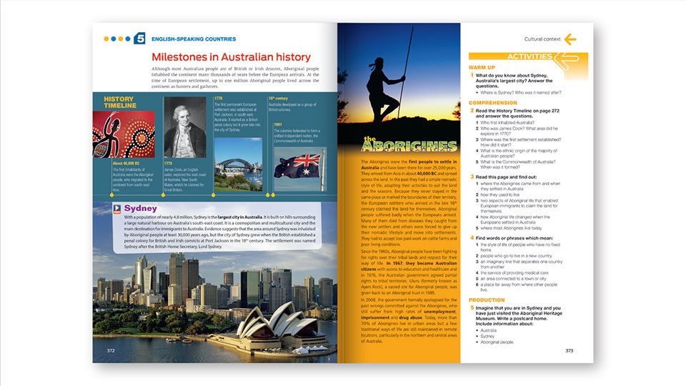 Progetto grafico in inglese | Editorial design | Editoria scolastica progettazione